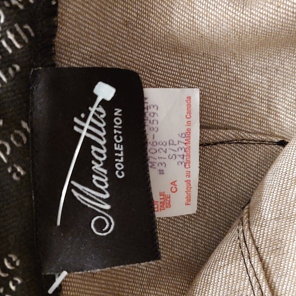 Marallis Collection Black Skirt , Size S, Black Metallic Print Pattern - Picture 5 of 6